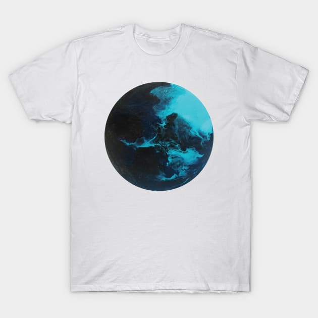 Dark Sea T-Shirt/Wall Art T-Shirt by Corianna